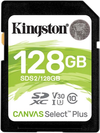   Kingston Canvas Select Plus SDXC 128GB