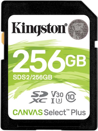   Kingston Canvas Select Plus SDXC 256GB