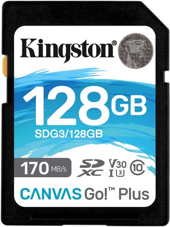   Kingston Canvas Go! Plus SDXC 128GB
