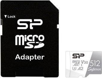   Silicon-Power Superior microSDXC SP512GBSTXDA2V20SP 512GB ( )