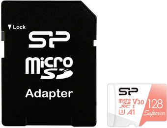   Silicon-Power Superior A1 microSDXC SP128GBSTXDV3V20SP 128GB