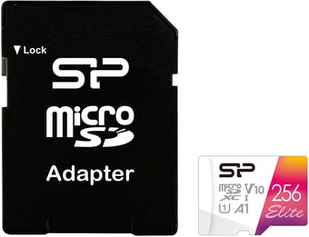   Silicon-Power Elite A1 microSDXC SP256GBSTXBV1V20SP 256GB