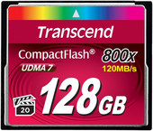   Transcend 800x CompactFlash Premium 128GB (TS128GCF800)