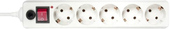 Сетевой фильтр Buro 5 розеток, белый, 10 м [500SH-10-W] - фото