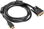 Кабель Buro HDMI-19M-DVI-D-1.8M - фото