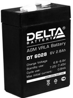 Аккумулятор для ИБП Delta DT 6028 (6В/2.8 А·ч) - фото