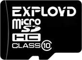 Карта памяти Exployd microSDHC (Class 10) 16GB [EX0016GCSDHC10-W/A-AD] - фото