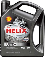 Моторное масло Shell Helix Ultra 0W-40 4л - фото