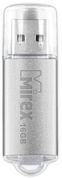 USB Flash Mirex Unit Silver 16GB [13600-FMUUSI16] - фото