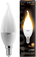Светодиодная лампа Gauss E14 6.5Вт 2700К [104101107] - фото