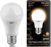 Светодиодная лампа Gauss E27 7Вт 2700K [102502107] - фото