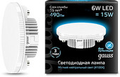 Светодиодная лампа Gauss GX53 6Вт 4100K - фото