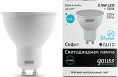 Светодиодная лампа Gauss Elementary GU10 5.5Вт 4100K [13626] - фото