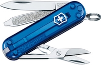 Мультитул Victorinox Classic SD Blue Transparent [0.6223.T2] - фото