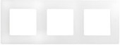 Рамка Legrand Etika 3 поста (белый) - фото