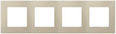 Рамка Legrand Etika 4 поста (слоновая кость) - фото