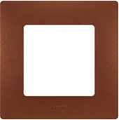 Рамка Legrand Etika 1 пост (какао) - фото