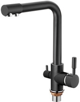 Смеситель Ledeme H55 L4055B-3 (черный матовый) - фото