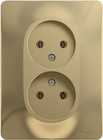 Розетка Schneider Electric Glossa GSL000420 (титан) - фото