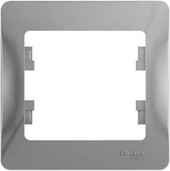 Рамка Schneider Electric Glossa GSL000301 (алюминий) - фото