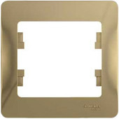 Рамка Schneider Electric Glossa GSL000401 (титан) - фото