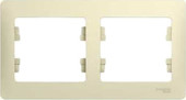 Рамка Schneider Electric Glossa GSL000202 (бежевый) - фото