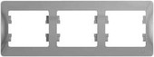 Рамка Schneider Electric Glossa GSL000303 (алюминий) - фото