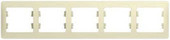 Рамка Schneider Electric Glossa GSL000205 (бежевый) - фото