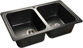 Кухонная мойка GranFest GF-S780K (черный) - фото
