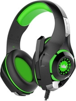 Наушники CrownMicro CMGH-102T USB (зеленый) - фото