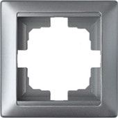 Рамка Bylectrica Стиль ЮЛИГ.735212.206 (серебристый) - фото