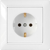 Розетка Bylectrica Стиль РС16-306 (белый) - фото