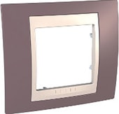 Рамка Schneider Electric Unica MGU6.002.576 (лиловый/слоновая кость) - фото