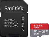 Карта памяти SanDisk Ultra SDSQUAR-128G-GN6MA microSDXC 128GB (с адаптером) - фото