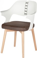 Стул Norden Cool CX0809M (белый/коричневый) - фото