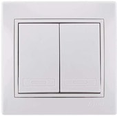 Выключатель Lezard Mira 701-0202-101 (белый) - фото