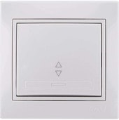 Выключатель проходной Lezard Mira 701-0202-105 (белый) - фото