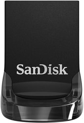 USB Flash SanDisk Ultra Fit USB 3.1 16GB (черный) - фото