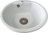 Кухонная мойка GranFest SMART GF-SM435 (белый) - фото