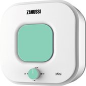 Накопительный электрический водонагреватель над мойкой Zanussi ZWH/S 15 Mini O (зеленый) - фото