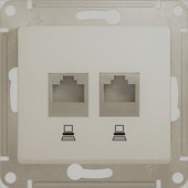 Розетка компьютерная Schneider Electric Glossa GSL000285KK - фото