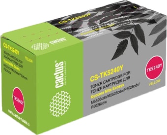 Картридж CACTUS CS-TK5240Y (аналог Kyocera TK-5240Y) - фото