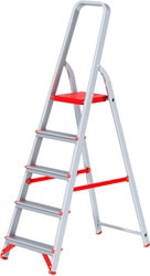 Лестница-стремянка Новая высота NV 311 алюминиевая профессиональная 5 ступеней - фото