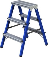 Лестница-стремянка Новая высота NV 114 двухсторонняя 2x3 ступеней - фото