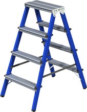 Лестница-стремянка Новая высота NV 114 двухсторонняя 2x4 ступеней - фото