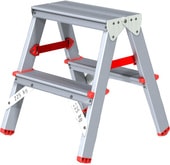 Лестница-стремянка Новая высота NV 312 двухсторонняя профессиональная 2x2 ступени - фото