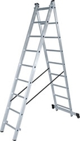 Лестница-стремянка Новая высота NV 122 алюминиевая двухсекционная 2x11 ступеней - фото