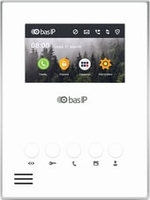 Видеодомофон BAS-IP AU-04LA (белый) - фото