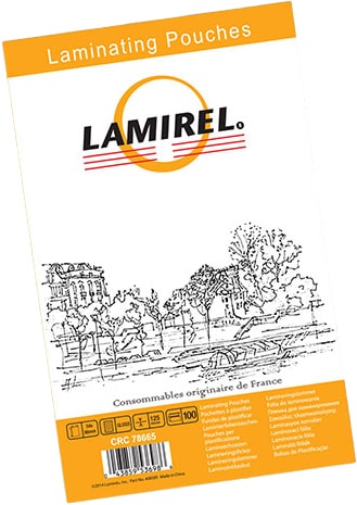 Пленка для ламинирования Lamirel 54x86 мм, 125 мкм, 100 л LA-78665 - фото