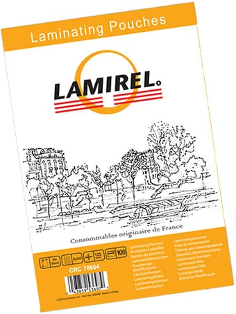 Пленка для ламинирования Lamirel 65x95 мм, 125 мкм, 100 л LA-78664 - фото